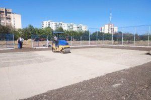 строительство теннисного корта в п.Первомайск