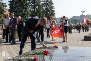 02.09.2025 Церемония возложения цветов на столичном Мемориале Славы 